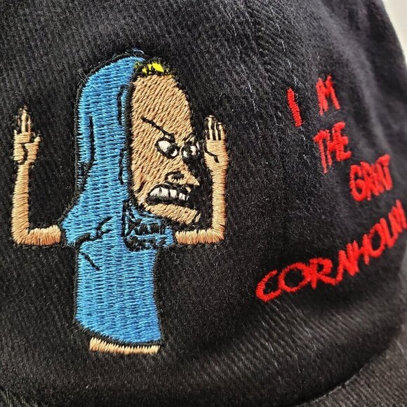 Beavis Butthead MTV Vintage Snapback Hat I Am Great Cornholio! Embroidered - Picture 3 of 12